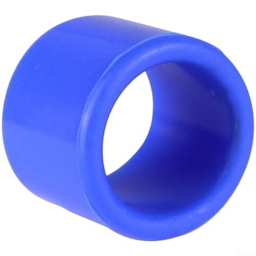 Manchon de canne à pêche en silicone, capuchon de protection en caoutchouc, antidérapant, 50 mm, pour bateau, yacht, équipement marin (bleu)