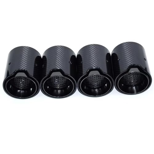 Embout d'échappement en fibre de carbone pour BMW M2 F87 M4 F82 embouts noirs mat style sport