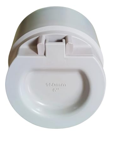 Image of PVC Pipe Fittings Pipe Screens Mosquito Tank Pvc Pipe Flap Gate Valve non Return Valve For Water New (160mm (6 inch))