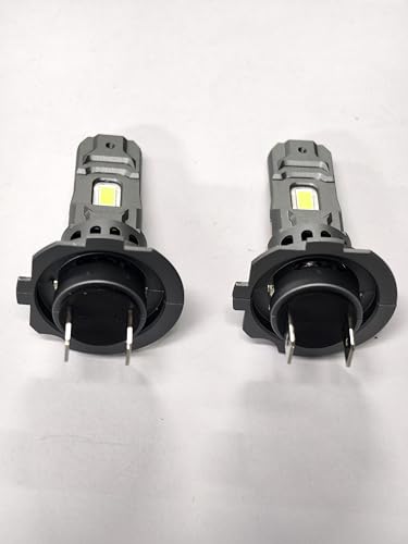Image of SEALIGHT S2S H7 Light Bulbs Combo, 40,000LM Super Brighter, 6500K Pure White H7 LED Fog Bulbs, 60K+ Hours Lifespan, Replacement Shift Light Gauges, 2-Pack for Powersports /ATV Lamps