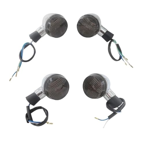 Clignotants noirs arrière pour Shadow 750 VTX 1300 moto custom