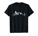 Mountainbike Herzschlag MTB Downhill Geschenk T-Shirt