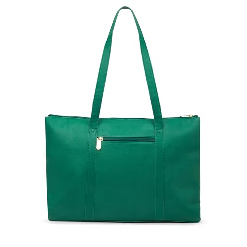 Image of Caprese Basil Large Tote Bag for Women with Shoulder Straps | Fits Up to 16 Inch Laptop| Stylish Handheld Bag, Multi-Compartment Design for Work, Travel, Shopping | Essentials & Daily Use