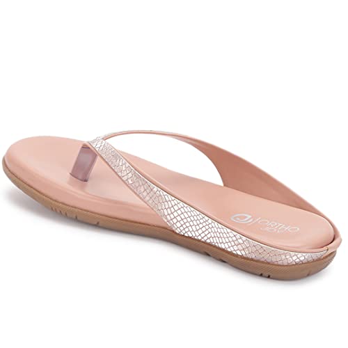 Image of ORTHO JOY Fancy doctor slippers || Comfortable Flat sandals for women stylish