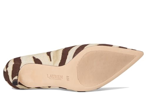 Lauren Ralph Lauren Women's Adrienne Zebra-Print Canvas Pumps3