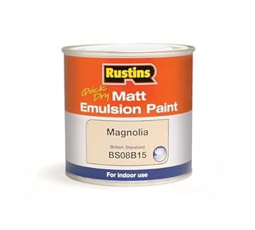 RUSTINS Matt Emulsion Paint Magnolia 500ml