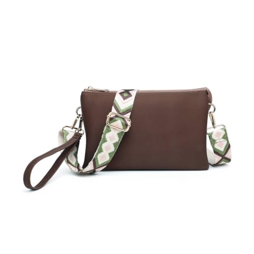 Image of JEN & CO. Izzy Crossbody Bag, Wristlet Clutch Shoulder Purse for Women