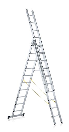 Preisvergleich Produktbild ZARGES LM-Mehrzweckleiter 3 x 10 Sprossen Z500