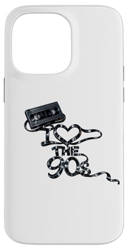 I Heart the 90s �f��X ���� �J�Z�b�g ���� �����߂��e�[�v �X�}�z�P�[�X iPhone 14 Pro Max �p