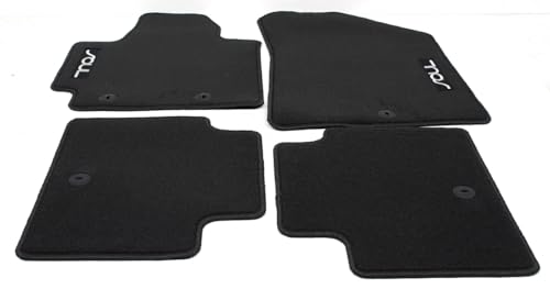 Tapis de sol Kia Soul 2014-2019 noir sur mesure pour habitacle