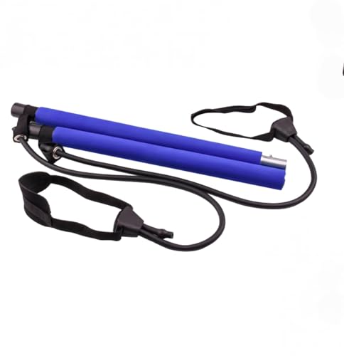Stretched Fusion Pilates Bar Pilates Stretched Fusion Bar Stretchedfusion Multi-functional Pilates Bar Pilates Stretched Fusion Bar Multifunctional Pilates Bar Stretched Fusion for Home-Blue