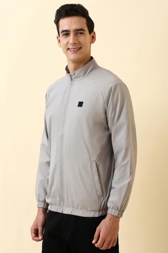 Image of Allen Solly Men's Regular Fit Solid Windcheater Jacket