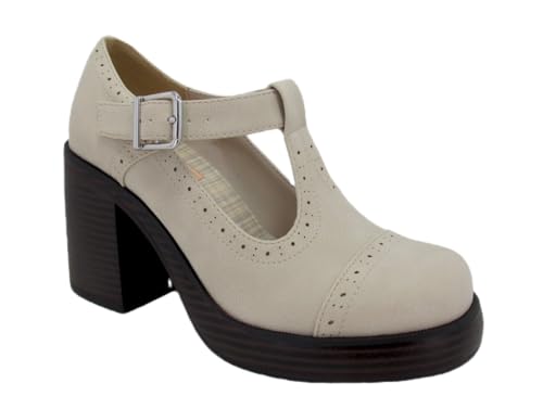 Jellypop Women's Xena Heeled Mary Jane Shoes
