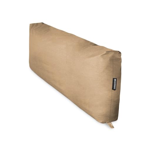 HAPPERS Cojín para Palets Toldotex Impermeable BEIG Respaldo 120x45x20 Liso