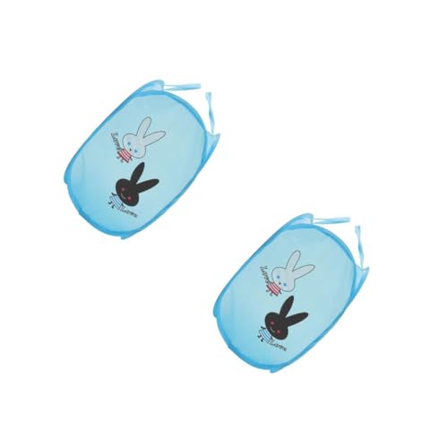 BUGUUYO 2 Piezas Cesta Para Ropa Sucia Neto Colasible Plegable Tapas Basura Juguete Lingote Panier Mimoso Transportador Cesto Papelera Colapsar Malla Paraca Cestas Doble Púrpura