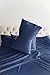 Queen 6 Piece Sheet Set - Comfy Breathable & Cooling - Ultra-Soft Hotel Luxury Bedding Set with 8-16 Inch Deep Pockets - 1 Flat & 1 Fitted Sheet & 4 Pillowcases - Wrinkle Free & Easy Care - Navy Blue