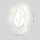 KRIPINC 12W Wandleuchte Innen, Acryl Wandlampe Innen, Blatt Design Weiße LED Wandleuchte, Wandleuchte Kinderzimmer, Wandlampe Modern für Wohnzimmer, Schlafzimmer, Nachttisch (Weißes Licht)