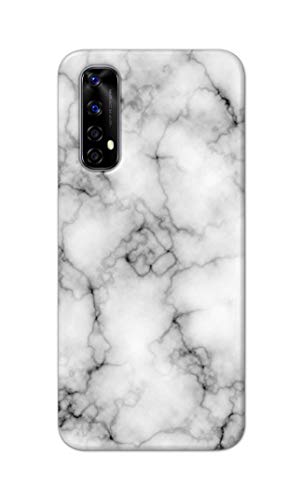 Image of Light White Marble Texture Natural Pattern Hard Back Case Cover for Realme Narzo 20 Pro /Realme 7 / Narzo 30 Back Cover -(J5) VNS2230