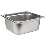 APS 81706 GN 2/3 Behälter, rostfreier Gastronormbehälter Edelstahl, Abmessungen 325 x 355 mm/ Höhe 150 mm/Volumen 12,5 Liter