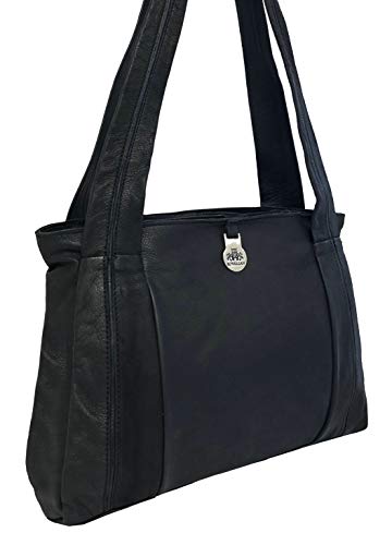 rowallan black leather bag