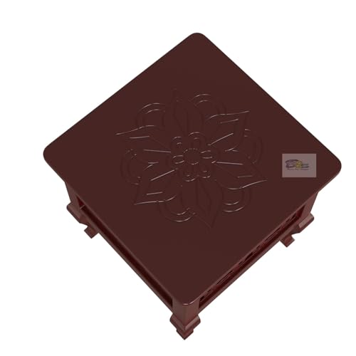 Image of Wooden Stool Table Solid Wood Best Used as Bedside Corner Footrest Foot Step Stool Tea Coffee Plants for Living Room Outdoor Furniture Pre-Assembled