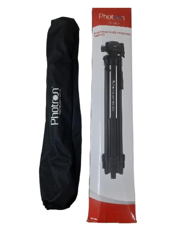 Image of Photron PHT800 Tripod for DSLR Camera with 3500g Load Capacity, 610mm-1700mm Height Range, 3-Section Aluminum Legs
