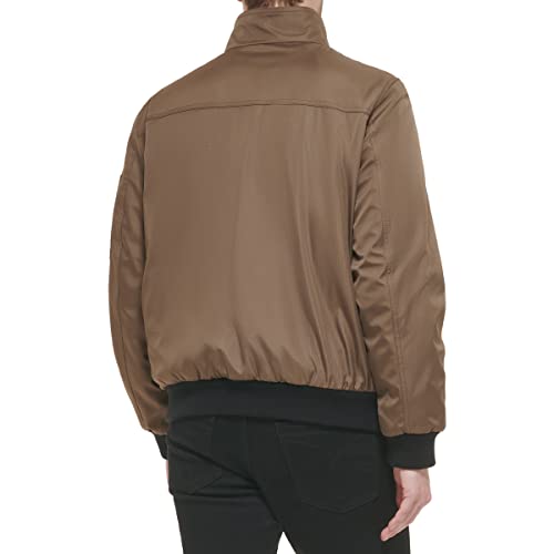 Image of Calvin Klein Men's Winter Coats - Sherpa-lined Hooded Soft Shell Jacket