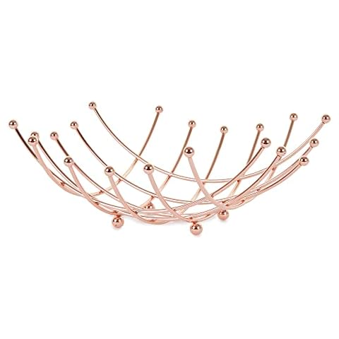 Apollo Copper Fruit Nest Bowl, 26x11cm Cover