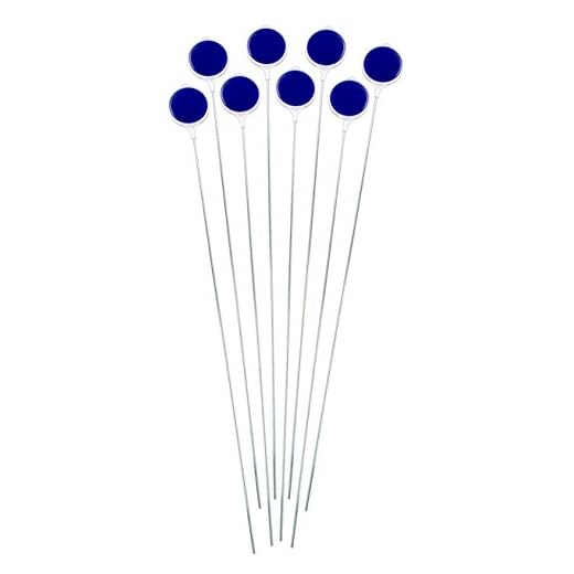 Blazer International 376BDM-8 Blue 36-Inch Metal Post Driveway Marker, 8 Pack