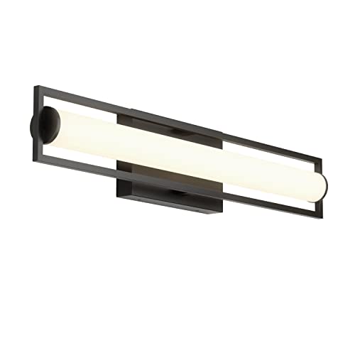 ARTIKA Rialto 26W LED Vanity Light Bar, Matte Black - Ideal for Bathroom - 1800 Lumens, Tunable White Technology 3000-4000-5000 Kelvin No Bulb Required