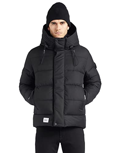 khujo Herren Jacke Savor kurz gesteppt warm Kapuze...