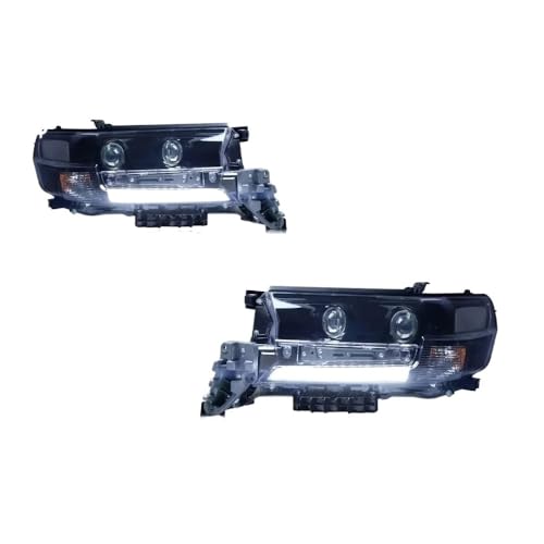 Faros LED para Toyota Land Cruiser LC200, luces de viaje y aventura 16-20