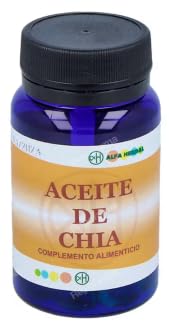Pack de 2 - Aceite de Chía Rico en Omega-3 Vegetal (60 Perlas) – Fuente de Ácido Alfa-Linolénico ALA para el Cuidado Cardiovascular – Lote de 120 Uds