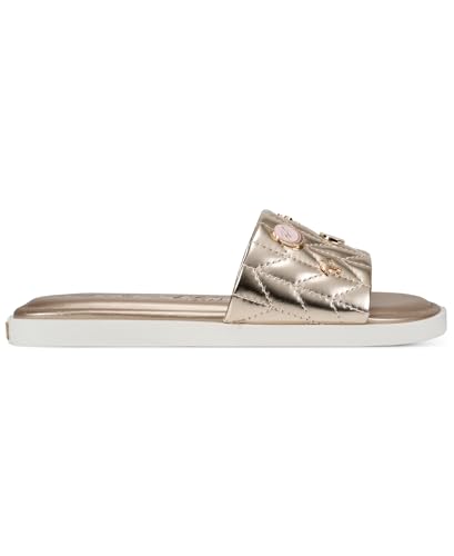 Image of KARL LAGERFELD Women's Cushioned Insole Everyday Carenza Studs - Flat Sandal