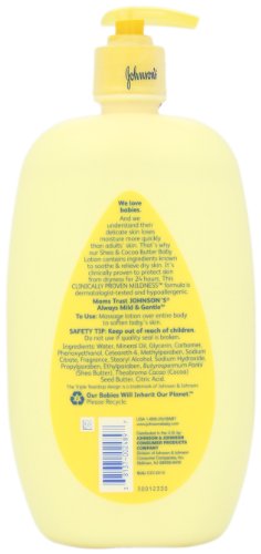 harga johnson's baby shea & cocoa butter lotion for sensitive skin