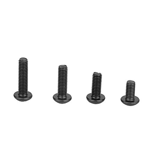 RC Schrauben Kit, Hex flach Schraube + Flache/Rundkopfschrauben + Unterlegscheiben + Muttern Set, 6mm/ 8mm/ 10mm/ 12mm, Mit Box für 1/8 1/10 RC Auto(180pcs / Box)