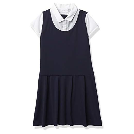 Girls Uniform Ponte 2-in-1 Dress 7-8