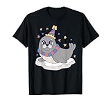 Süße Baby Robbe Seehund Seerobbe für Herren Damen Kinder T-Shirt