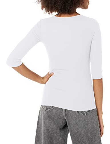 Image of Vince Women's Elbow Sleeve Crew Neck Top