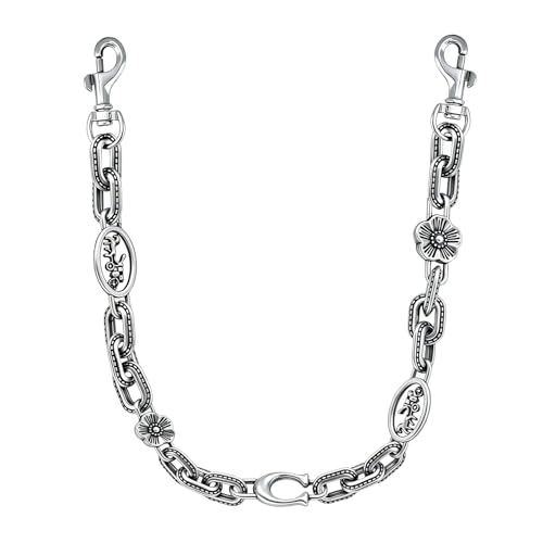 Image of Silver Cute Bag Charms Wallet Chain Keychains Gold Chain For Purse Purse Accessories For Handbags For women