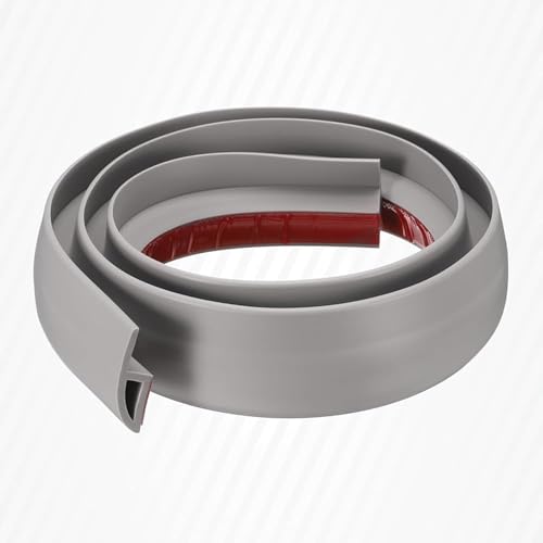 GOUZIBHD Anpassungsprofil,Übergangsprofil,Teppichschwellenübergang,Selbstklebender Übergangsleiste,Ausgleichsprofil,Bodenprofil für Füllen von Bodenlücken(Size:1m/3.3ft)