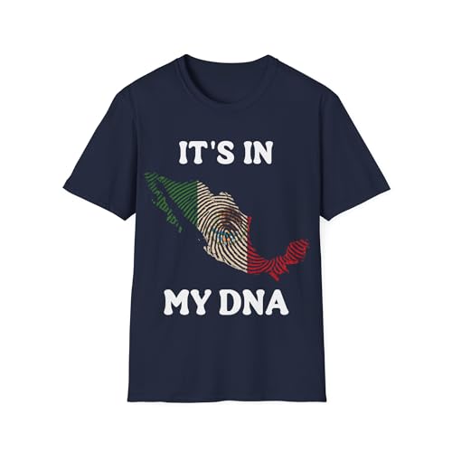 T-shirt Mexique DNA confortable en XL bleu marine contre la chaleur
