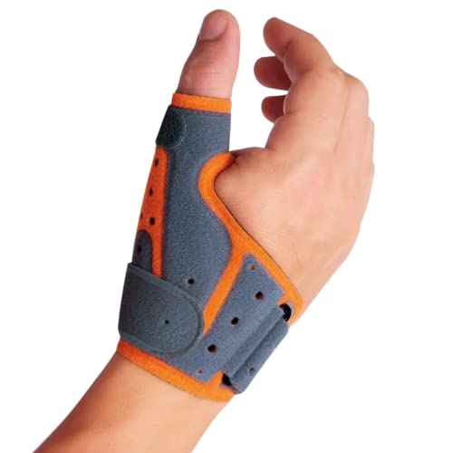 Orliman Férula inmovilizadora de pulgar transpirable (ambidextre) Ref- m770 Tamaño 1 (14-18 cm) para síndrome del túnel carpiano