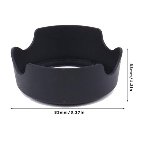 URS2GO Versatile Durable Compact Bayonet Mount Lens Hood Compatible with Canon EF-S 18-55mm f/4-5.6 is STM,Canon EF-S 18-55mm f/3.5-5.6 I