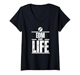 Photo Gallery donna edm house music saying citazione meme per rave dance party dj maglietta con collo a v Photo Gallery donna edm house music saying citazione meme per rave dance party dj maglietta con collo a v