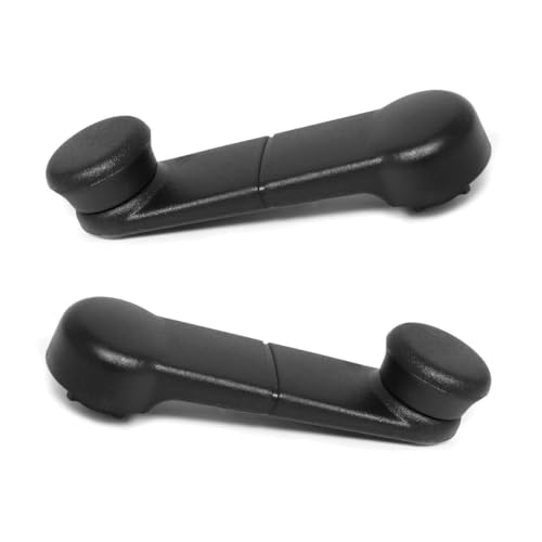 BYRXMO Pair Black Interior Window Crank Handles for Ford for Mustang GT/LX 1987-1993