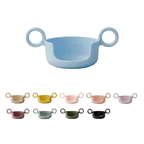 Design Letters Poignée de pour tasses Ecozen personnelles pour bébés et enfants (bleu) - Sans BPA, sans BPS, permet à l'enfant de boire plus facilement dans la tasse, léger, 17 g Cover