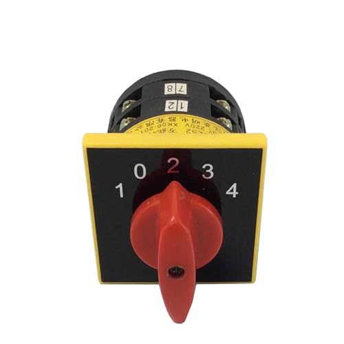 Interrupteur rotatif à cames LW6-2/D25Z 5 positions sélecteur universel bipolaire 5A