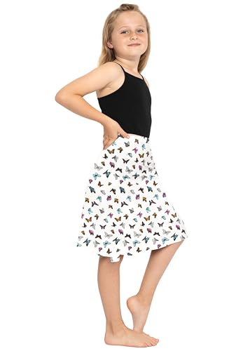 Image of STRETCH IS COMFORT Girls Skirts Flowy A Line Knee Length and Ankle Length | Elastic Waist, Kids School Skirt, Girls Maxi Skirt, Black Skirt For Girls, Faldas Para Ninas, Girls Long Skirt, Long skirts