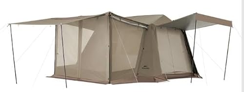 Naturehike Village 6.0 ㎡ Familienzelt Pop Up Zelt Hauszelt Camping Zelt Campingzelt für 4 Personen Großes Tunnelzelt mit 2000mm Wassersäule